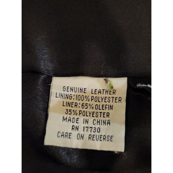 Field Gear Genuine Leather Coat Vtg Black Adult M Removable 3M Thinsulate Liner - Picture 12 of 16